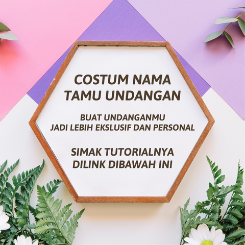 Costum Nama Tamu Undangan